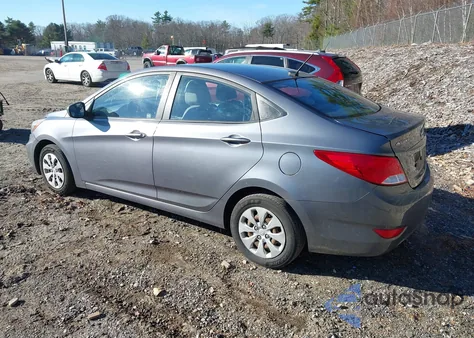 2016 Hyundai Accent Se z USA, uszkodzony, nr VIN KMHCT4AE4GU007473